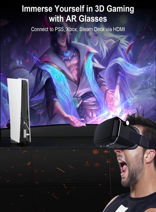 Reborn HDMI to USB C Adapter 4K 60Hz | Uni-Directional HDMI Source to Type-C Display Adapter for AR Glasses XREAL One、Air 2 Pro/VITURE Pro/RayNeo Air 2s/Rokid,PS5,Portable Monitors - Image 3