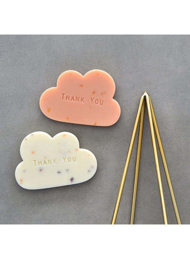 Fewo 2 Pack Cloud Cupcake Pans Mousse Cake Silicone Molds Jello Soap Wax Crayon Melt Bath Bomb Mold Lotion Bar Molds Ice Cube Trays - Image 5