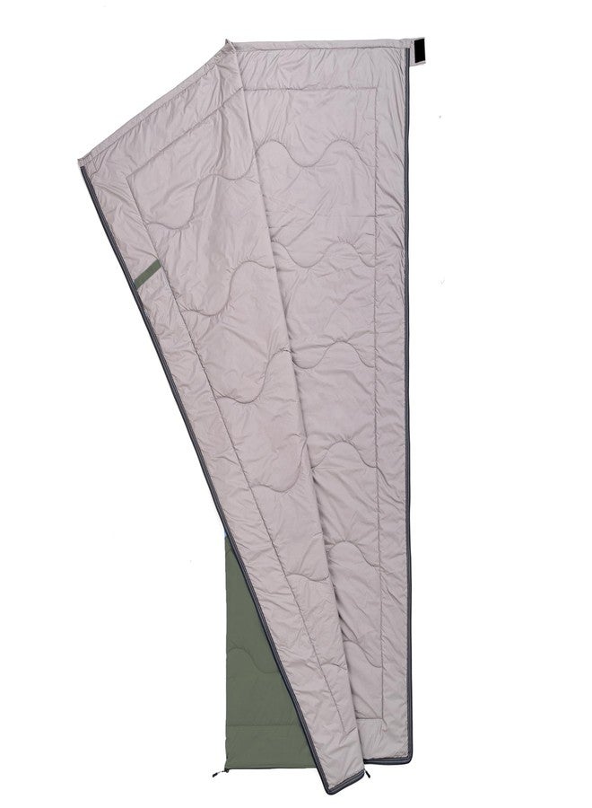 TriPole كيس نوم خفيف الوزن من سلسلة تريبول كامب للتخييم والمشي لمسافات طويلة في الصيف (أخضر) - Image 2