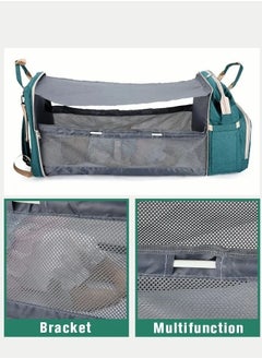 MIXDE Baby Diaper Bag Backpack, Multifunction Diapers Changing Station For Boys Girls Outdoor And Travel, Infant Shower Gifts, Large Capacity, 900d Oxford, USB Port  - Image 3