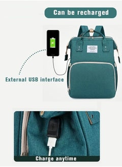 MIXDE Baby Diaper Bag Backpack, Multifunction Diapers Changing Station For Boys Girls Outdoor And Travel, Infant Shower Gifts, Large Capacity, 900d Oxford, USB Port  - Image 4