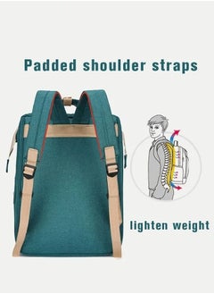 MIXDE Baby Diaper Bag Backpack, Multifunction Diapers Changing Station For Boys Girls Outdoor And Travel, Infant Shower Gifts, Large Capacity, 900d Oxford, USB Port  - Image 2