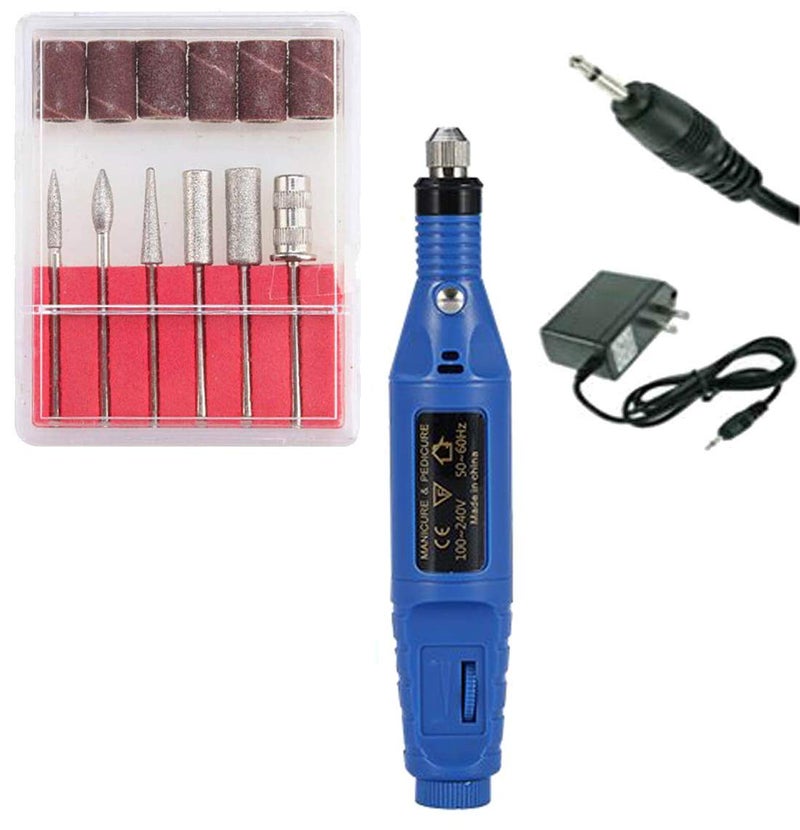 DIY Crafts Design No # 3, Nail Kit, Nail Art Drill Kit File Professional Electric Manicure Pedicure Drill Sander Pen Nail Art Grinder with Multi Sandi (Design No # 3, Nail Kit) - Image 5