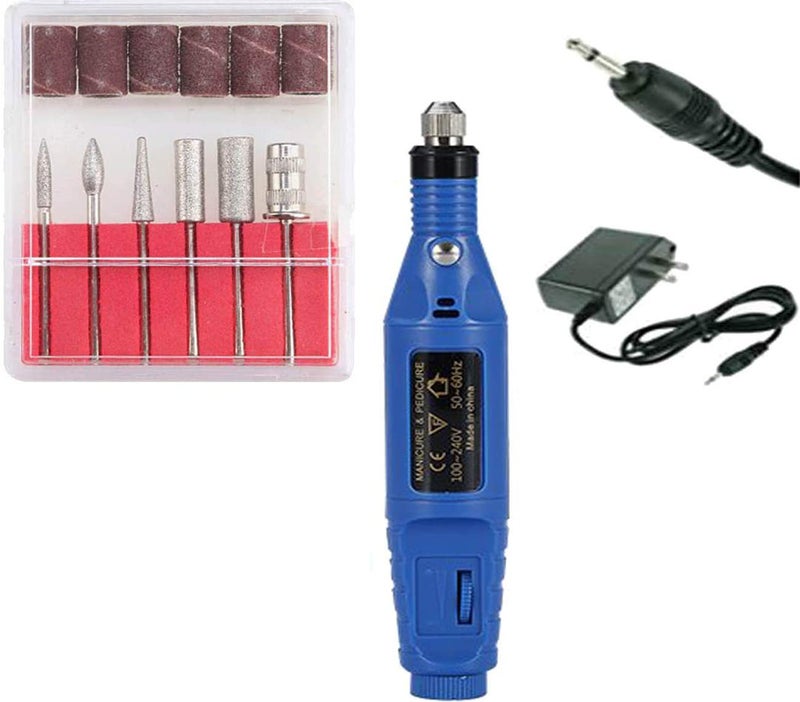 DIY Crafts Design No # 3, Nail Kit, Nail Art Drill Kit File Professional Electric Manicure Pedicure Drill Sander Pen Nail Art Grinder with Multi Sandi (Design No # 3, Nail Kit) - Image 1