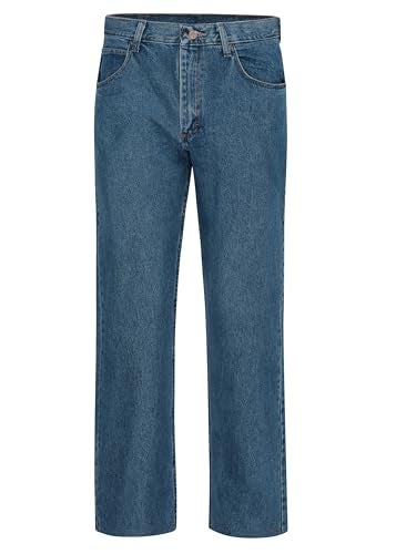 Red Kap Men's Relaxed Fit Jean, Stonewash, 46x32 - Image 3