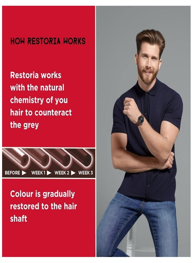 ريستوريا كريم استعادة لون الشعر ، يعيد الشعر إلى لونه الطبيعي تدريجيًا - Image 3