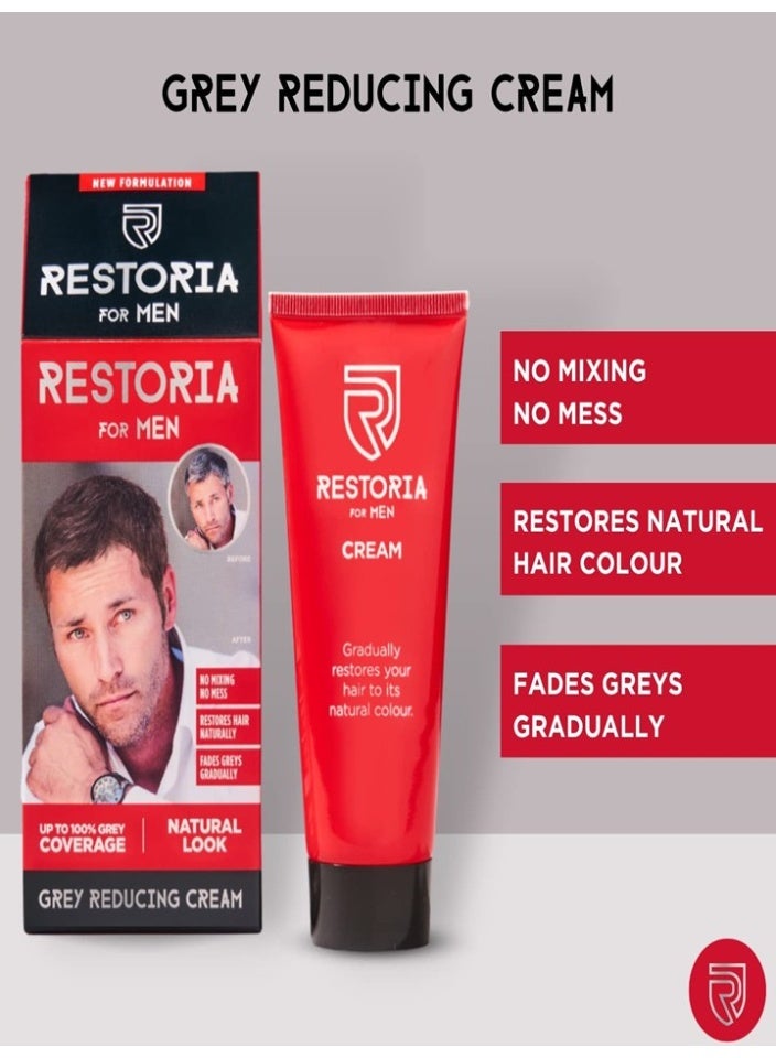 ريستوريا كريم استعادة لون الشعر ، يعيد الشعر إلى لونه الطبيعي تدريجيًا - Image 5