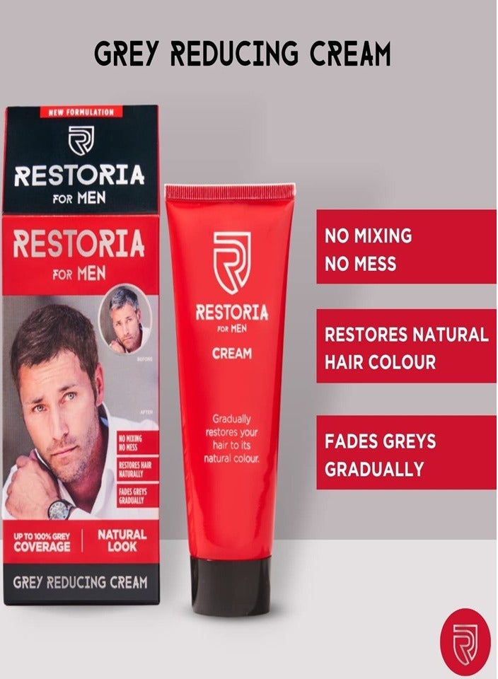 Restoria Hair Colour Restoring Cream, Gradually restore hair to its natural color - Image 4