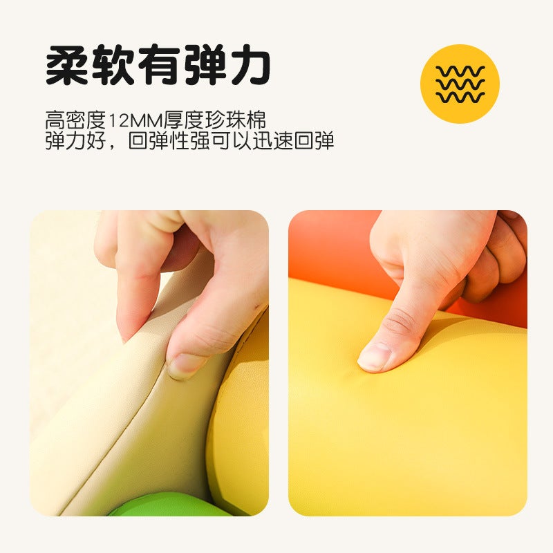 Soft Package Combination Household Kidsren'S Climbing Frame Kindergarten Sensory Training Equipment Baby Soft Package Slide Climbing Stairs - Image 4