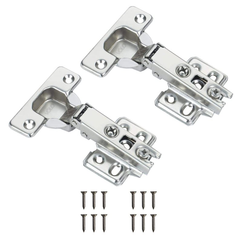 Volo European Style Steel Auto Concealed Cabinet Hinges Pack of 5 Sets 0 Crank Full Overlay - Image 5