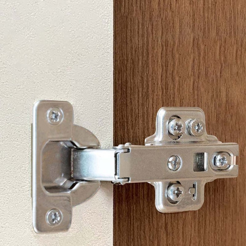 Volo European Style Steel Auto Concealed Cabinet Hinges Pack of 5 Sets 0 Crank Full Overlay - Image 4