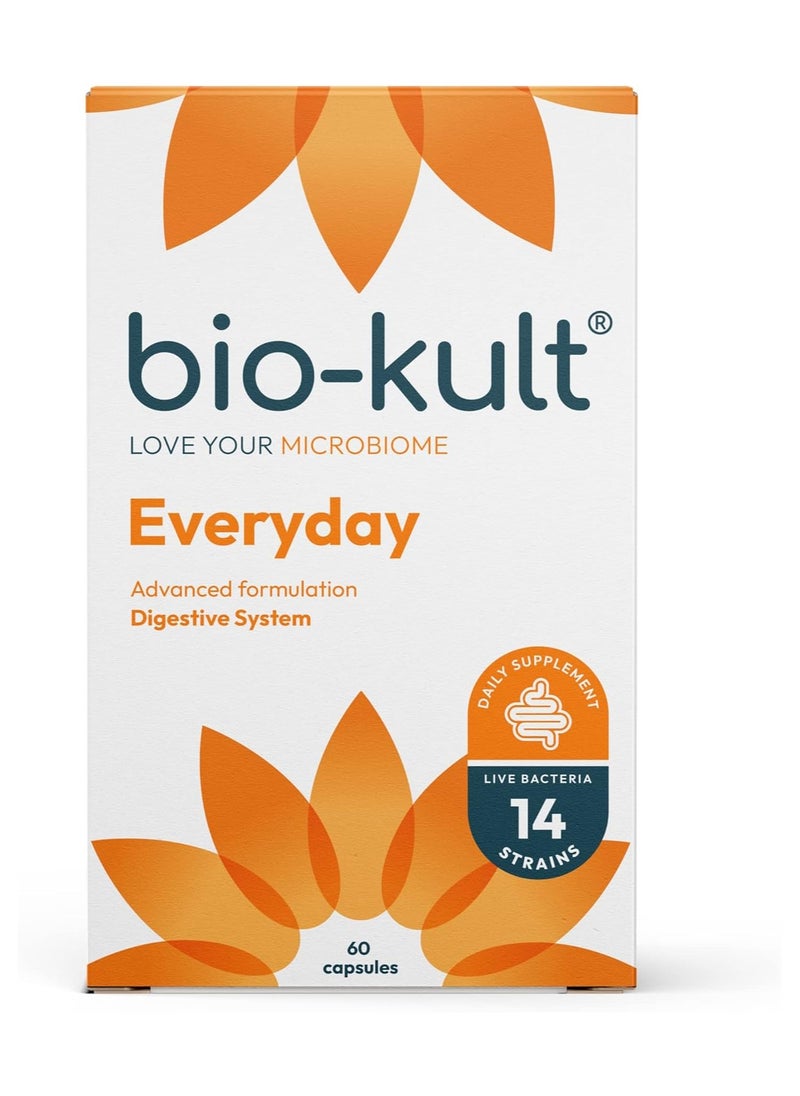 Bio-Kult Advanced Multi-Strain Formulation Probiotic for Digestive System, 60 Capsules 