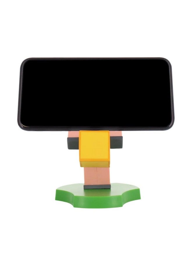 Exquisite Gaming: Holdems: Minecraft - Piglin - Earbud & Phone Holder, Cable Guys, 4" Mini Collectible with A Twist, Game Licensed Figure Stand - Image 4