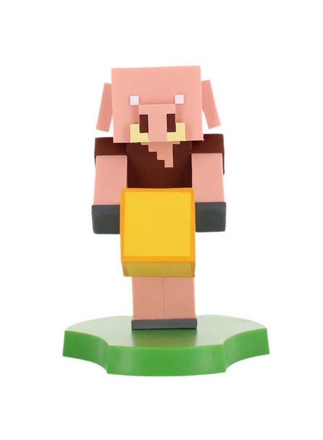 Exquisite Gaming: Holdems: Minecraft - Piglin - Earbud & Phone Holder, Cable Guys, 4" Mini Collectible with A Twist, Game Licensed Figure Stand - Image 1