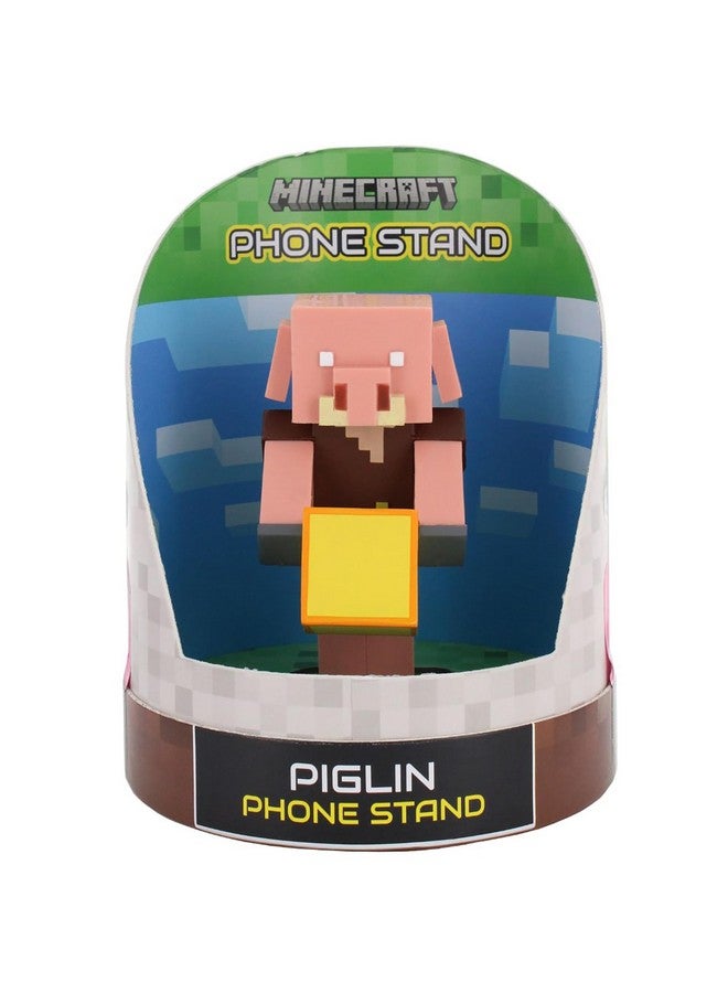 Exquisite Gaming: Holdems: Minecraft - Piglin - Earbud & Phone Holder, Cable Guys, 4" Mini Collectible with A Twist, Game Licensed Figure Stand - Image 3