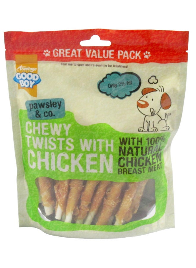 Good Boy Chewy Chicken Twists Dog Treats 320g Value Pack - Image 2