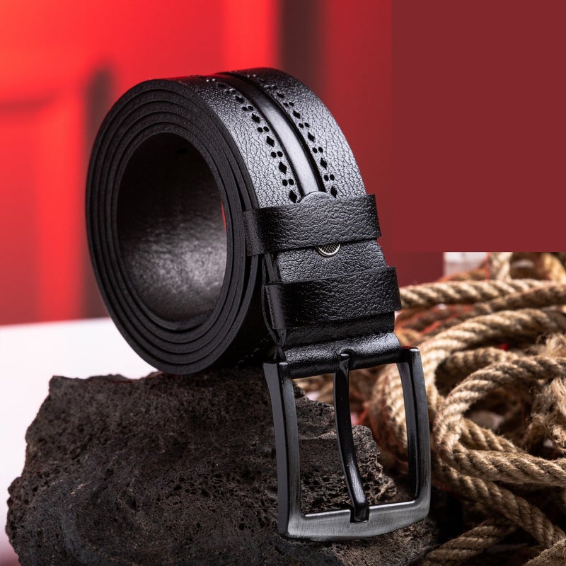 Gayış Gayis Buffalo Leather Men's Jeans Belt - Men's Gift Belt - Dowry Belt  - Image 2