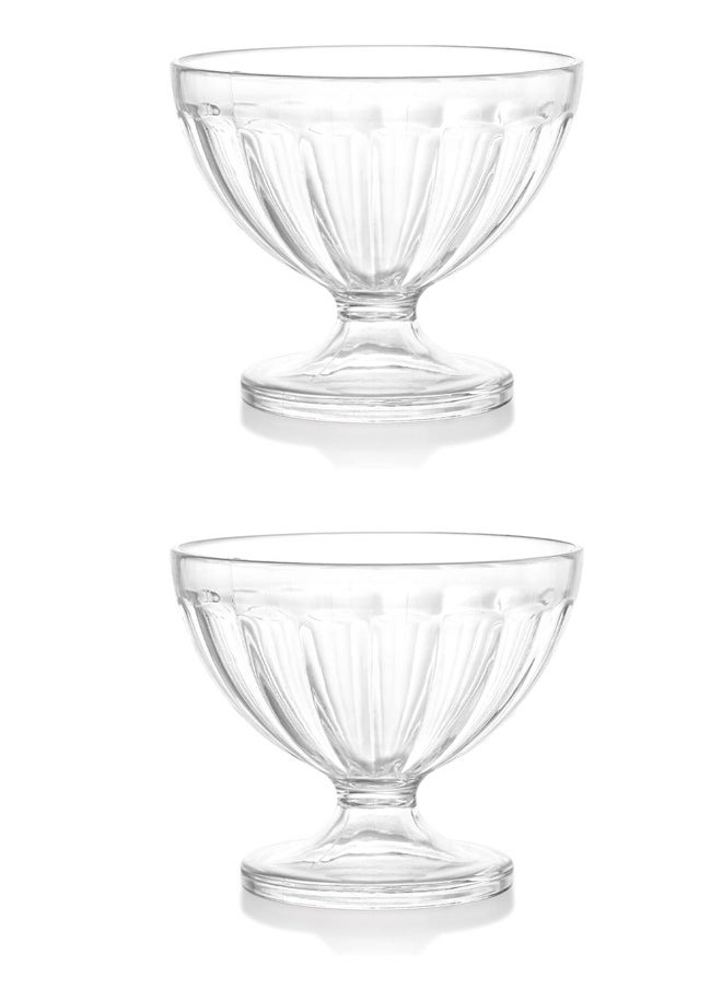 Maxim 2-Piece Dessert Coupes Ice Cream And Fruit Salad Clear 500ml  - Image 1