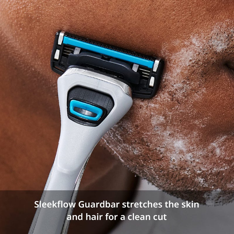 Dorco Pace 4 Pro - Four Blade Razor Shaving System - 2 Replacement Handles (Handles Only) - Image 4