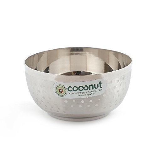 coconut Stainless Steel Shower DLX Bowl/Vati/Katori - Set of 6 (7.5 CM Diameter) - Capacity Each 100 ML - Image 3