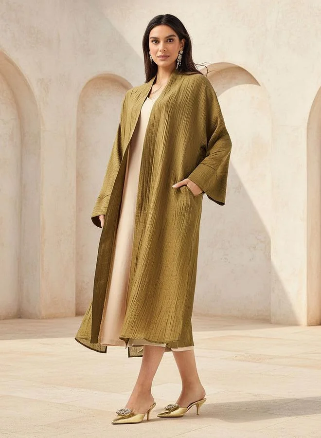 Iconic Relaxed Fit Longline Shrug with Pocket