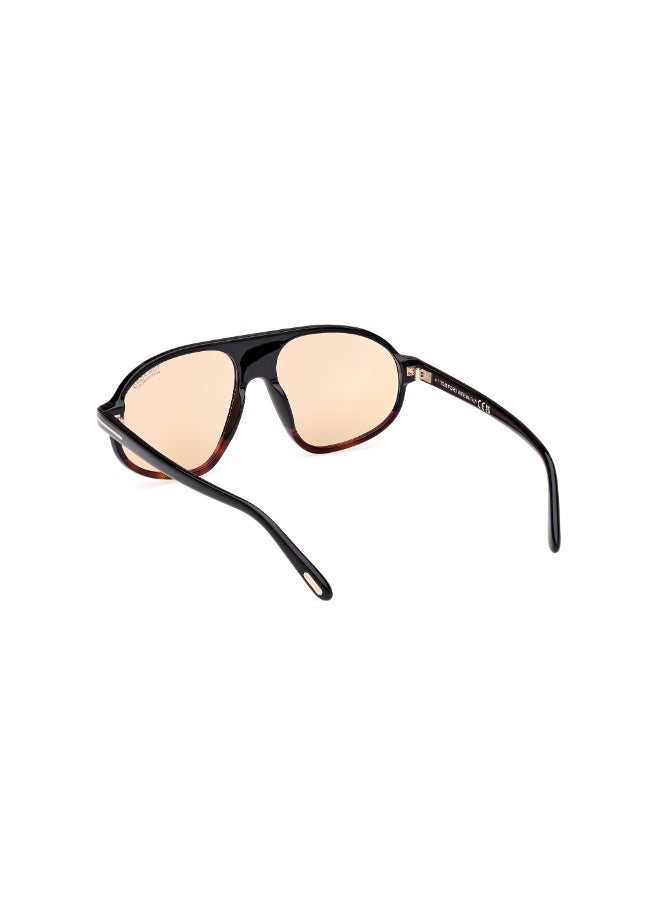 TOM FORD FULL RIM UV PROTECTION TOMFORD METAL SUNGLASSES FT117330E69 - Image 3