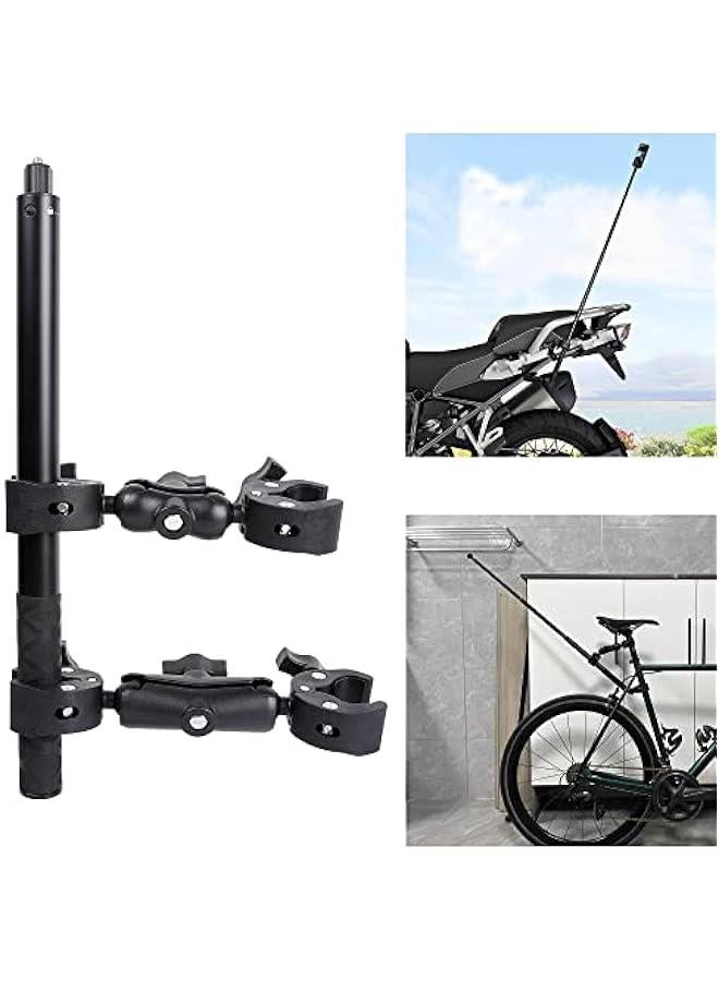 Arabest Motorcycle Bike Handlebar Clamp Mount and 61 Invisible Selfie Stick for Insta360 X5 X4 X3 X2 X ONE RS R GO 3 Camera  - Image 1