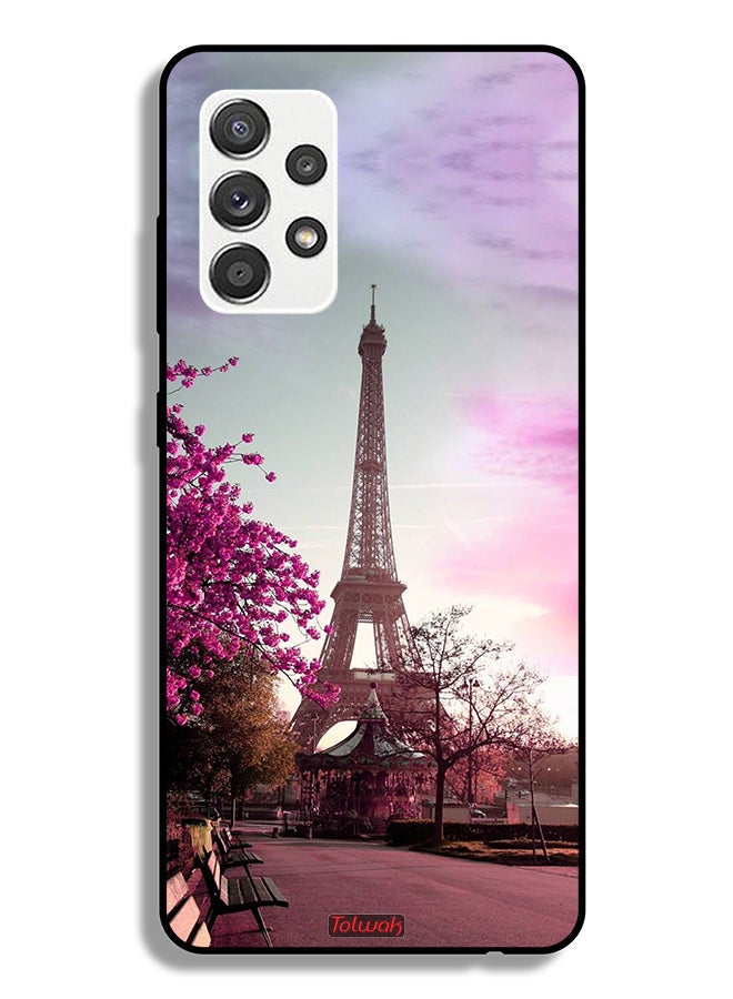 Tolwak Samsung Galaxy A32 5G Protective Case Cover Eiffel Tower - Image 1