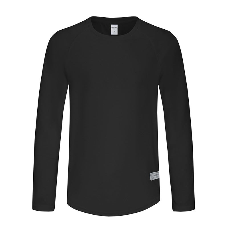 Generic 2024 Mens Quick-Dry T-Shirt Running Long Sleeve Light green - Image 3