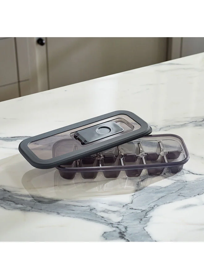 Home Box Foly Life Ice Tray With Cover 2.7 x 26 x 11 cm