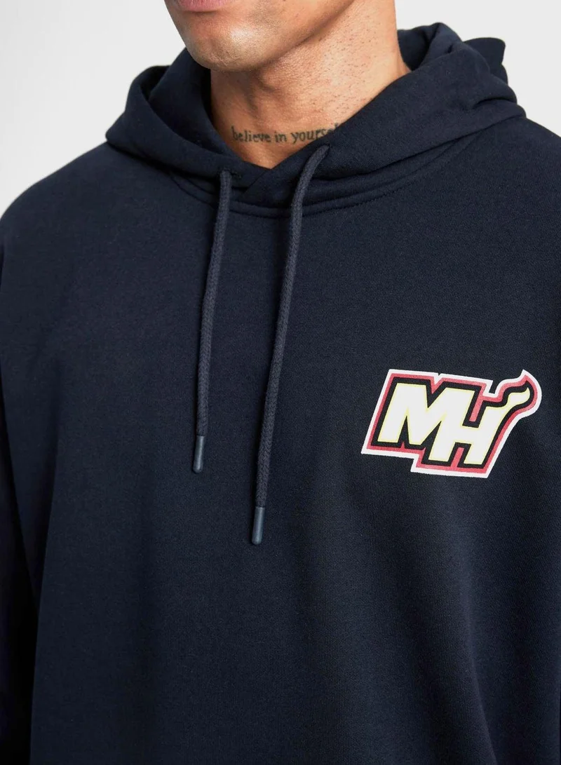 DeFacto Man Licensed Miami Heat (Nbamia1000) Oversize Fit Sweat Shirt