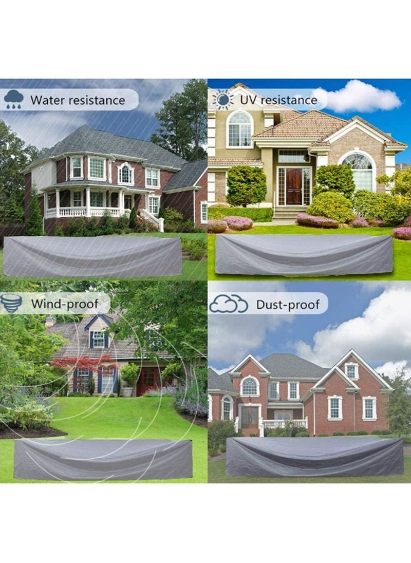 Patio Furniture Covers, Outdoor Furniture Cover Waterproof, General Purpose, Outside Table and Chair Covers, Heavy Duty 210D 90x90x90cm, Grey