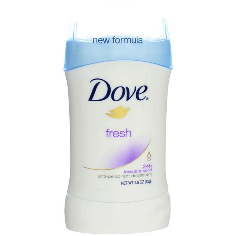 Dove Deodorant 1.6 Ounce Invisible Solid Fresh (47ml) (2 Pack) - Image 1
