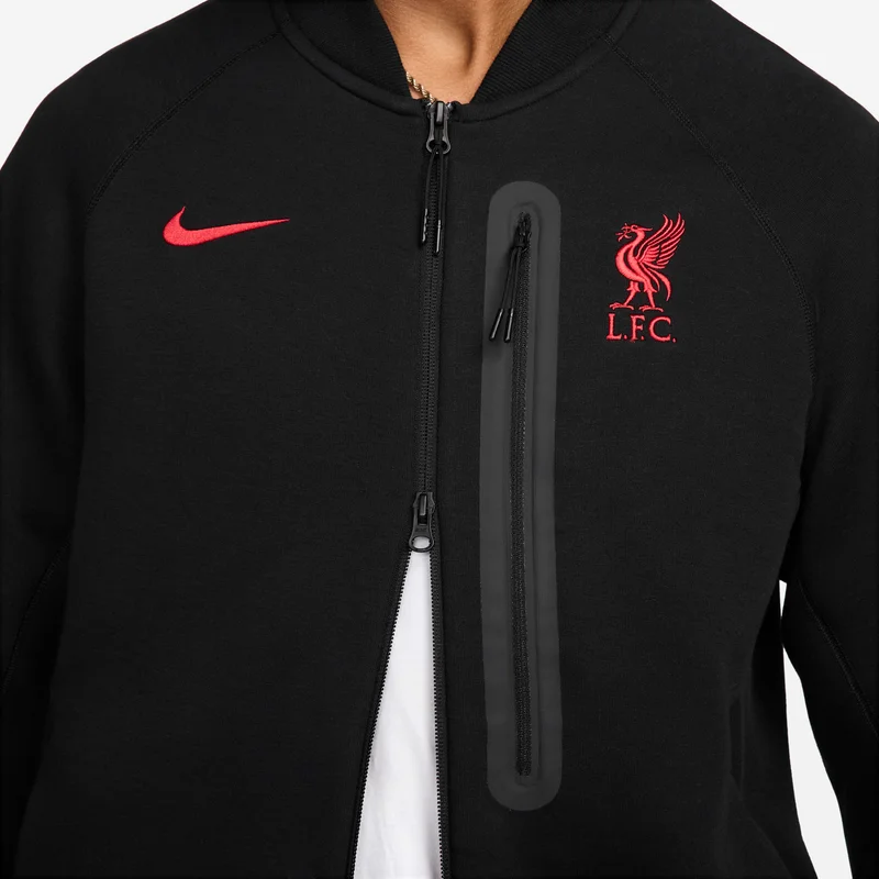 Nike Black Men's Liverpool F.C. Tech Fleece Football Jacket for Men | Best Price UAE