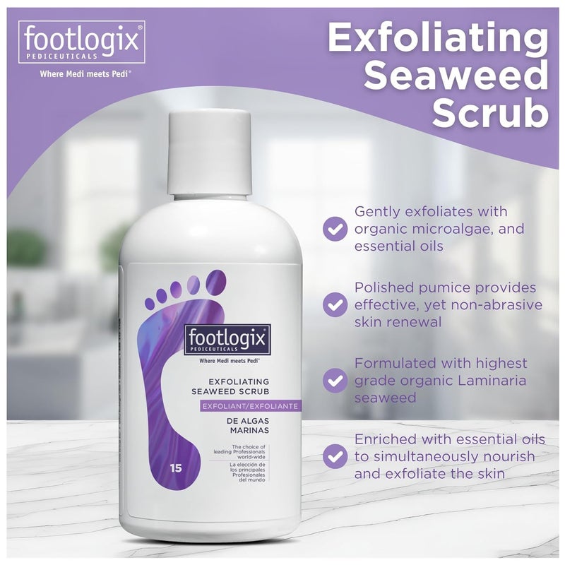 Footlogix مقشر الطحالب البحرية من فوتلوجكس، 8.45 أونصة - Image 3