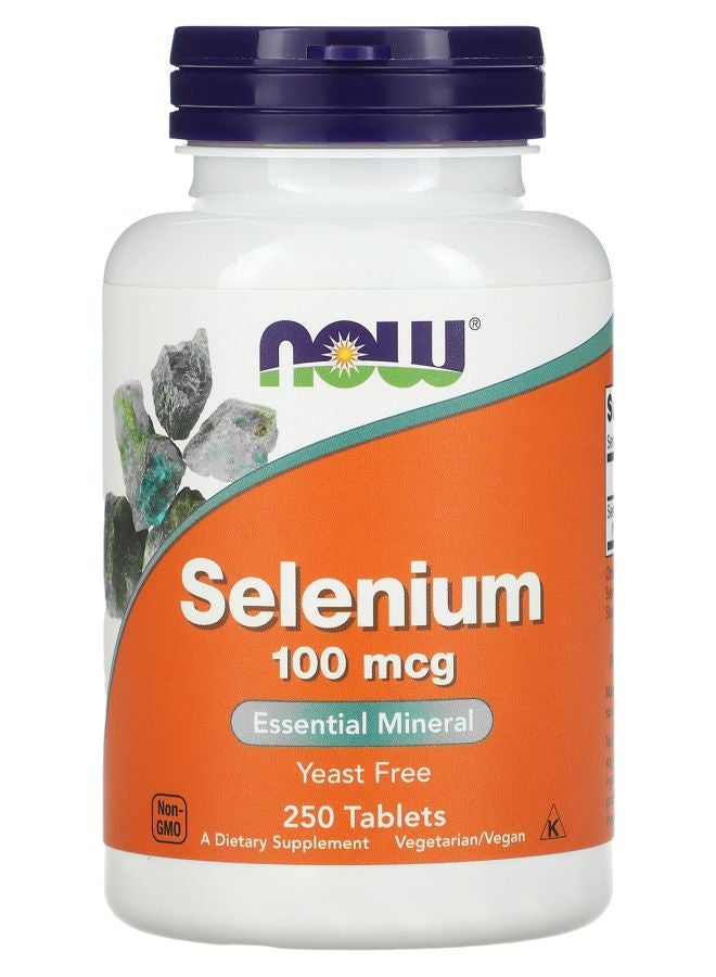 now Selenium 100 mcg 250 Tablets