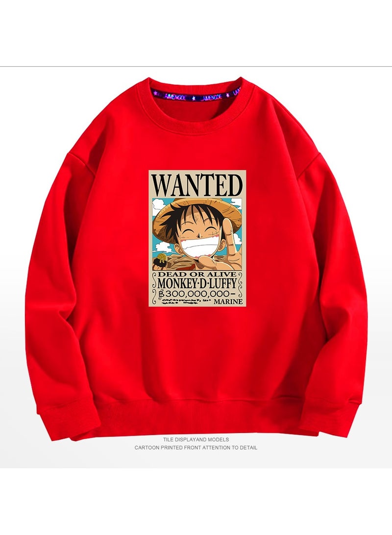KUYING New One Piece Casual Loose Round Neck Hoodie  - Image 1