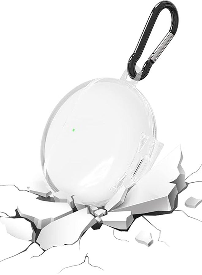 for Huawei FreeBuds 4e wireless headphone protective case, accessible charging port, visible front LED (transparent), headphone case with mountain buckle - Image 3