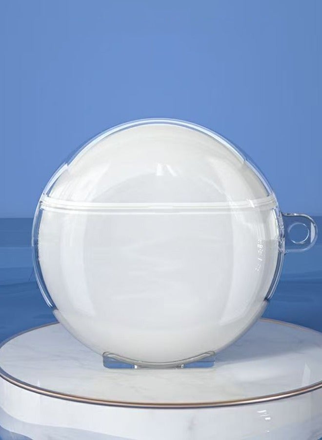 for Huawei FreeBuds 4e wireless headphone protective case, accessible charging port, visible front LED (transparent), headphone case with mountain buckle - Image 4