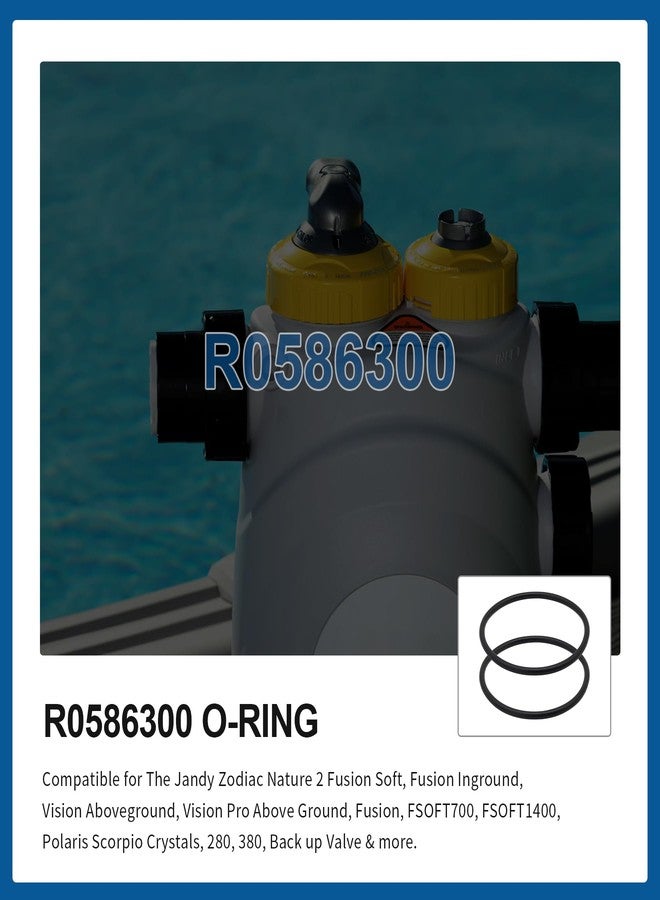 MEFONKOU R0586300 Large Collar O-Rings for Zodiac Nature 2 Fusion, Fusion Soft, Inground, Vision Aboveground Pool and Spa Pump (2/Pack) - Image 5