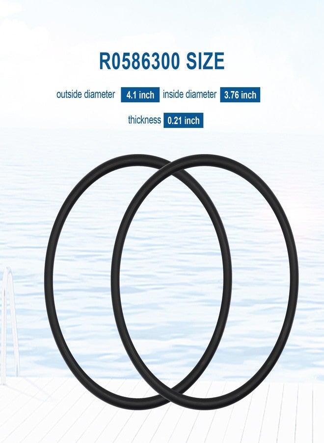 MEFONKOU R0586300 Large Collar O-Rings for Zodiac Nature 2 Fusion, Fusion Soft, Inground, Vision Aboveground Pool and Spa Pump (2/Pack) - Image 3