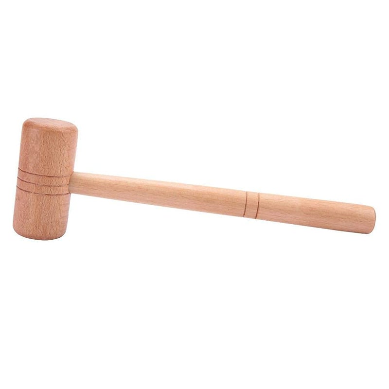 woobles Jewelry Hammer Wood Hammer DIY Hammer Tool Hand Wood Hammer Tool Hammer Jewelry Repair Making DIY Jeweler Tool for Gold Silver Platinum - Image 1
