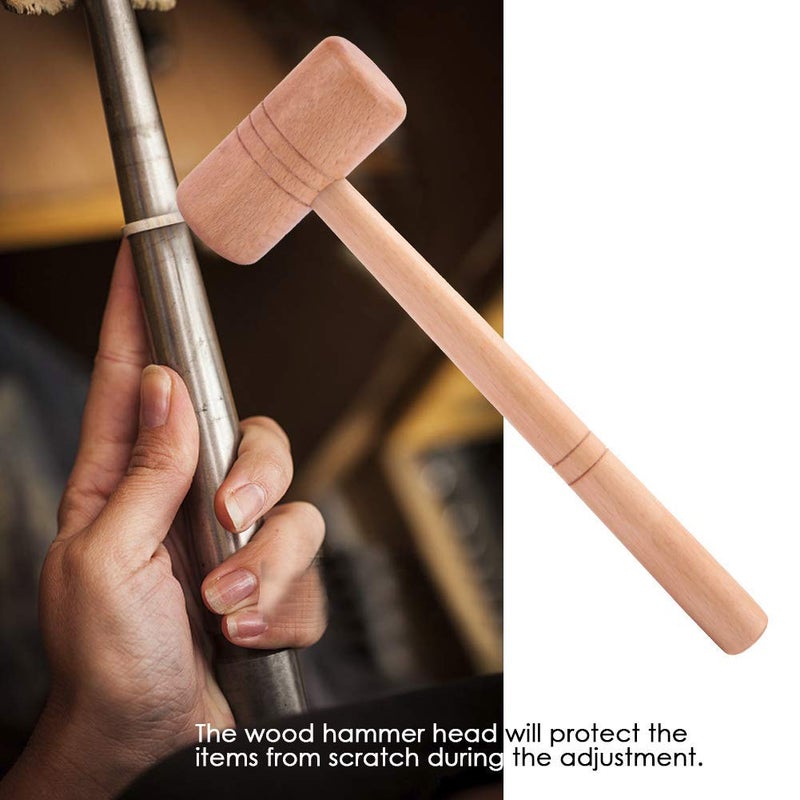 woobles Jewelry Hammer Wood Hammer DIY Hammer Tool Hand Wood Hammer Tool Hammer Jewelry Repair Making DIY Jeweler Tool for Gold Silver Platinum - Image 3