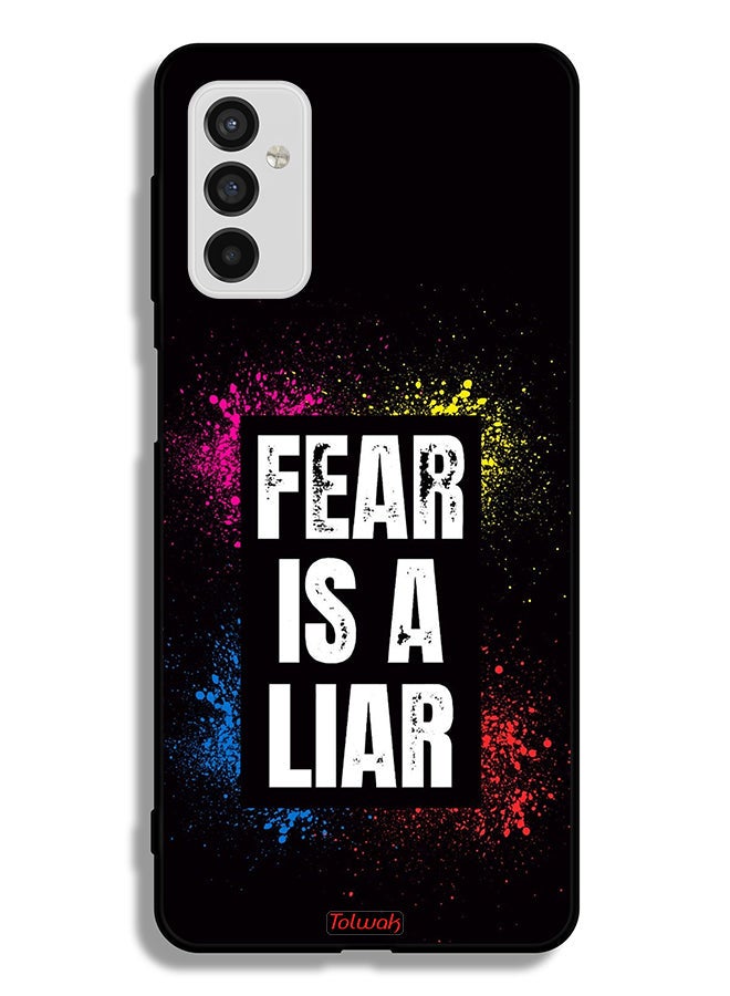 Tolwak Samsung Galaxy M52 5G Protective Case Cover Fear Is A Liar - Image 2