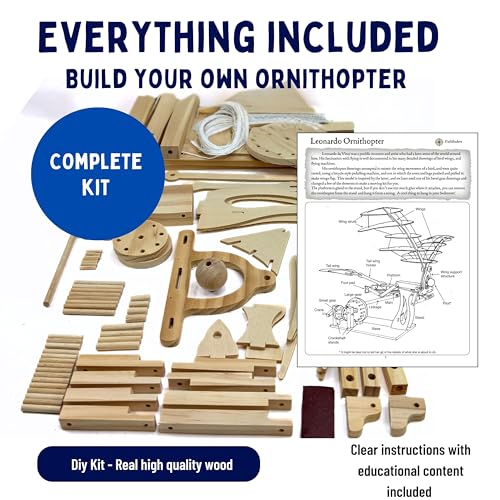 PATHFINDERS STEM Kit – Leonardo da Vinci Ornithopter | 3D Puzzle & Engineering Toy for Kids Ages 9+ | Educational Science & Learning Resource | Fun Gift Idea for Girls - Image 2
