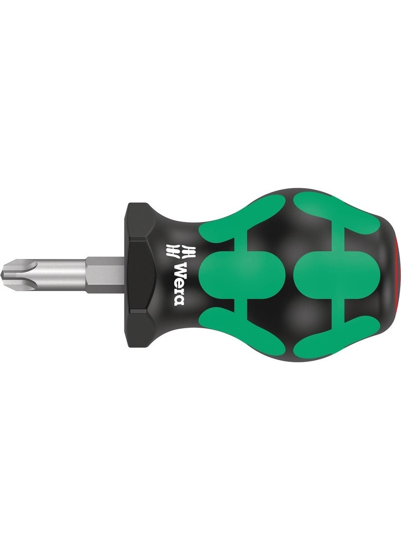 Wera 350 Stubby Spinning Top Ph/Star 3 x 25mm Screwdriver 05008852001  - Image 1