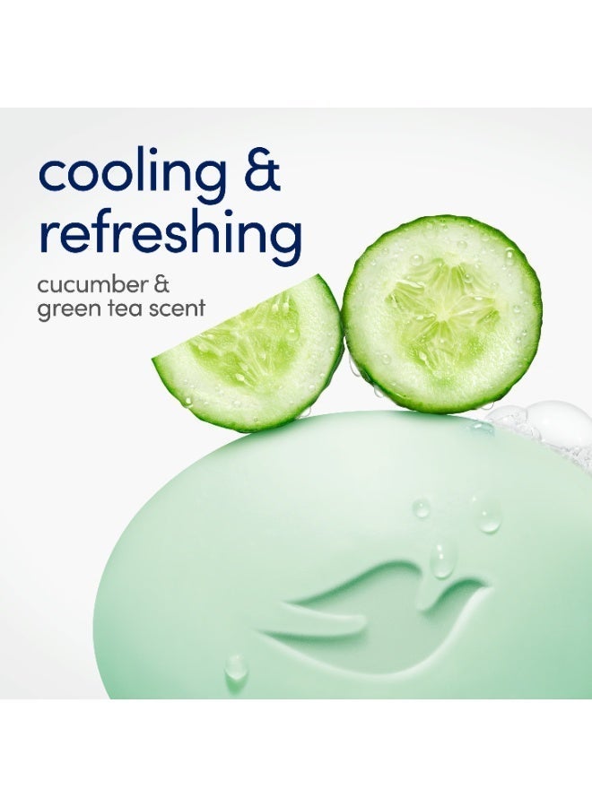 Dove Refreshing Beauty Bar Soap With Cucumber & Green Tea - 90g 4PC - Image 5