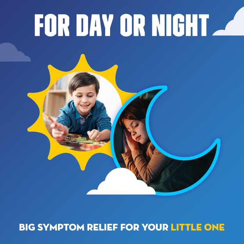 Mucinex Children's Multi-Symptom Cold Relief Liquid- Relieves Stuffy Nose, Chest Congestion, Cough & Mucus, Expectorant & Cough Suppressant with Dextromethorphan, Guaifenesin, Phenylephrine, 4 oz. - Image 4