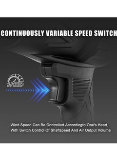 Eworld Powerful Cordless Leaf Blower, Mini Handheld Dust Blower with 3000mAh Battery, High-Speed Turbo Air Blower for Keyboard, Car, Outdoor and Home Cleaning  - Image 3