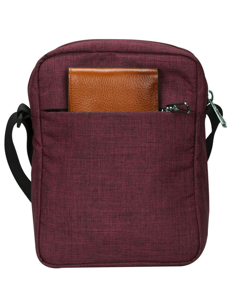 COSMUS OPAL Maroon Polyester 5 Ltr Unisex Sling Bag - Image 3